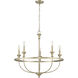 Emery 5 Light 29.1 inch Modern Gold Chandelier Ceiling Light